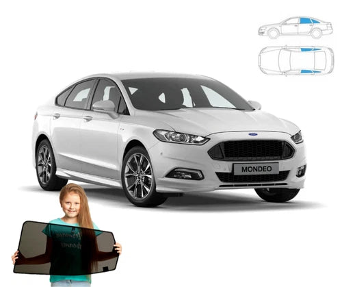 Parasolare pentru Ford Mondeo MK5 Liftback 14'-12' capace spate set 4
