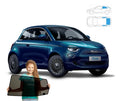 Parasolare pentru Fiat 500 2007, set de 3 piese cu magneți