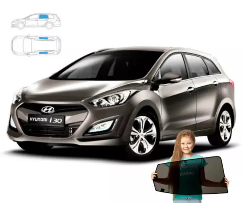Parasolare spate pentru Hyundai i30 2 II Estate 11-17", 2 bucăți