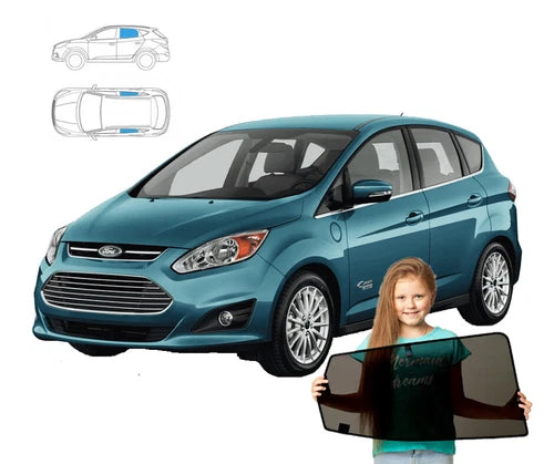 Parasolare pentru Ford C-MAX II 2 (2010-2019) - Parasolare din 2 piese cu magneți