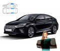Parasolar spate pentru Hyundai Ioniq Liftback 16'-21', din 2 piese, cu magneți
