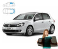 Parasolar pentru Volkswagen Golf 6 hatchback cu 5 uși, 08-16, set 4, cu magneți