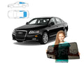 Parasolare cu magneți pentru Audi A6 C6 sedan, anii model 2004-2011, set de 5 piese
