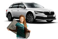 Parasolare cu magneți pentru Skoda Superb III 3 Break (set de 2 piese)