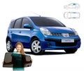 Parasolar pentru Nissan Note (I) 06-12, set de 2 piese cu magneți