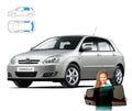 Parasolar pentru Toyota Corolla 9 Hatchback 01'-07' + lunetă (3 piese)