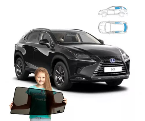 Parasolare pentru Lexus NX (I) 300h SUV MY14-2021 Set 6 parasolare