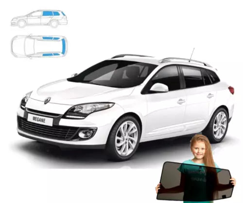 Parasolar pentru Renault Megane 3 Estate 08'-15' Panouri spate + lunetă