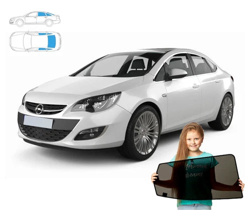 Parasolare pentru Opel Astra J sedan, anii model 2012-2021, panouri spate + lunetă