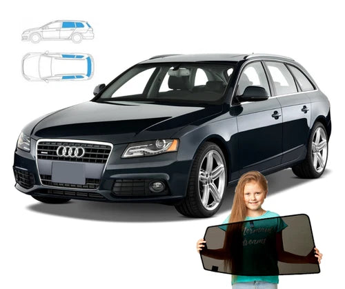 Parasolare pentru Audi A4 B8 Estate 07-15, panouri spate + lunetă