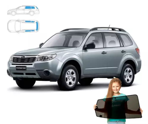Parasolare pentru Subaru Forester 3 08'-13' panouri spate + lunetă