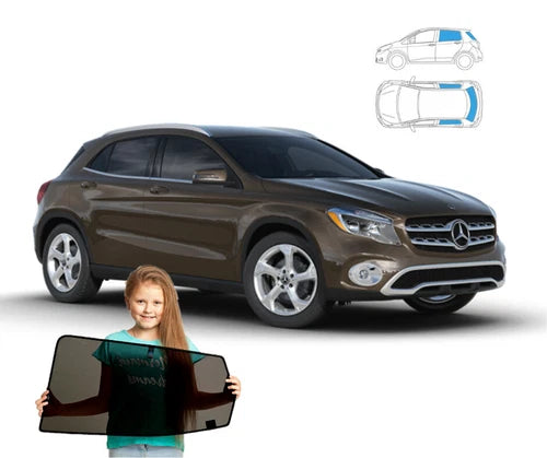 Parasolare pentru Mercedes GLA I X156 2013-2019, panouri spate + lunetă