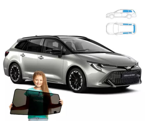 Parasolare pentru Toyota Corolla XII Estate 18 - panouri spate + lunetă