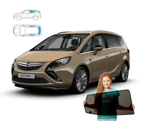 Parasolare pentru Opel Zafira C (2012-2019) prelate spate + lunetă