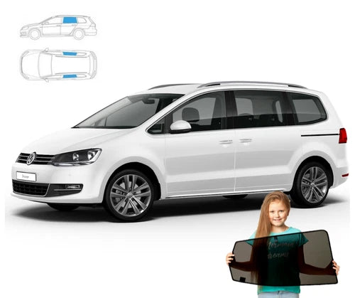 Parasolare pentru Volkswagen Sharan 2 2010, panouri spate, 2 bucăți