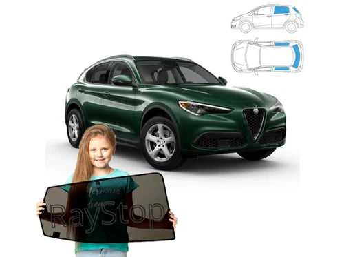 Parasolare pentru ALFA ROMEO STELVIO din 2016 încoace, panouri spate + lunetă