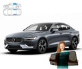 Parasolar pentru Volvo S60 3 III sedan din 2018, set de 4 piese cu magneți, RayStop