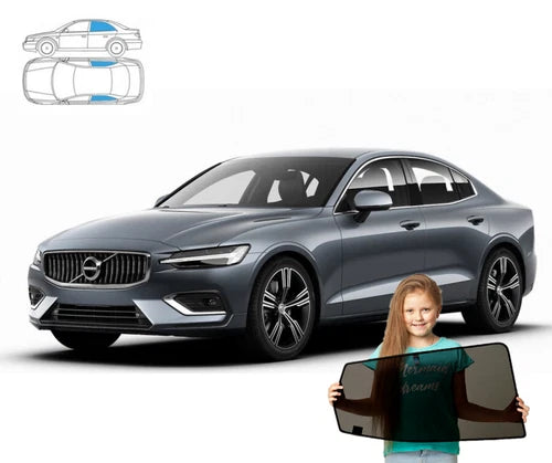 Parasolar pentru Volvo S60 3 III sedan din 2018, set de 4 piese cu magneți, RayStop