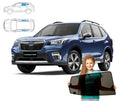 Parasolare pentru Subaru Forester V 5 din 2019, set de 4 piese cu magneți