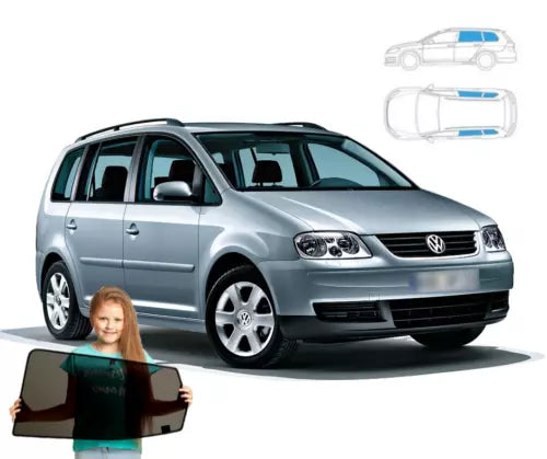 Parasolare pentru panouri spate VW Touran I 03'-10', set 4 piese
