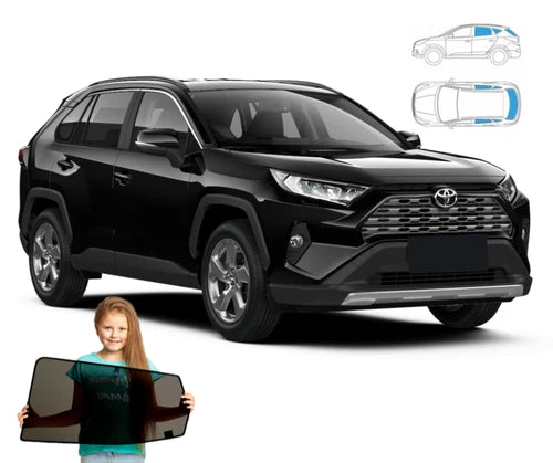 Parasolare pentru Toyota Rav4 V 5 din 2019 - panouri spate + lunetă