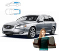 Parasolare pentru Volvo V70 3 III 07-16 Estate, set de 5 piese cu magneți