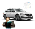 Parasolare cu magneți pentru Skoda Superb III 3 Break, set de 4 bucăți