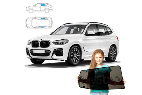 Parasolare pentru BMW X3 G01 din 2017, parasolare din 2 piese pe magneți