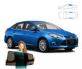 Parasolar pentru Ford Focus MK3 Sedan 2010-2018, set 2 piese cu magneți