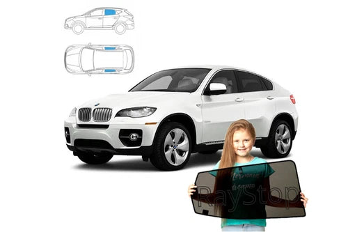 Parasolare pentru BMW X6 (E71) din 2007-2014, parasolare din 2 piese cu magneți