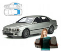 Parasolare pentru BMW Seria 5 E39 sedan, panouri spate + lunetă
