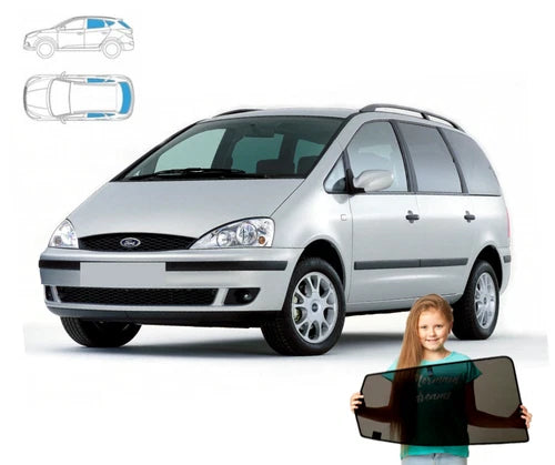 Parasolare pentru Ford Galaxy I 95'-06' + jaluzele spate, set 5 buc.
