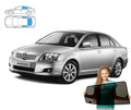Parasolar pentru Toyota Avensis 2 II sedan 03-09, set 3 piese cu magneți