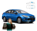 Parasolar pentru Ford Focus MK3 Sedan 2010-2018, set de 4 piese cu magneți