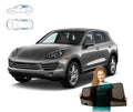 Parasolare pentru Porsche Cayenne 2 II 10-17, set de 4 parasolare, montare magnetică