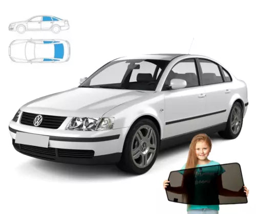 Parasolar pentru Volkswagen Passat B5 sedan 96'-05' + lunetă, set 5 piese