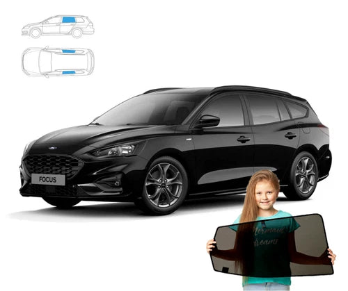 Parasolare pentru Ford Focus MK4 IV 4 Estate 2018 - Parasolare 2 piese RayStop