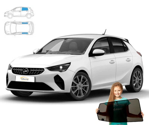 Parasolare pentru Opel Corsa F 2019, panouri spate, set de 2
