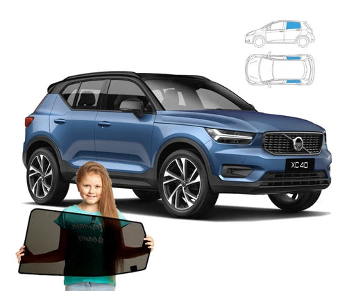 Parasolare spate pentru Volvo XC40 din 2017, set de 4 piese