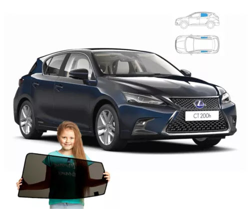 Parasolare pentru Lexus CT 200H din 2010 încoace, set de 2 bucăți