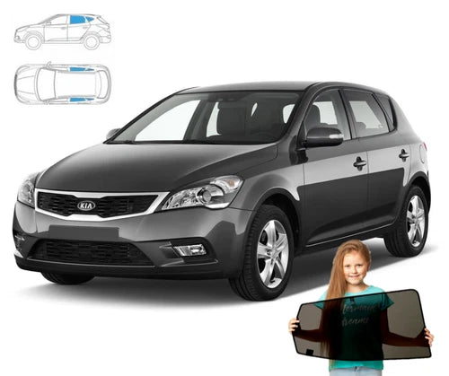 Parasolar pentru Kia Ceed 1 I Hatchback 06'-12' set 4 piese