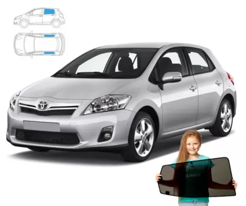 Parasolare pentru Toyota Auris 1 Hatchback 06'-13, panouri spate, 2 bucăți