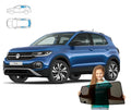 Parasolar pentru Volkswagen T-Cross din 2018 - set de 2 piese cu magneți RayStop