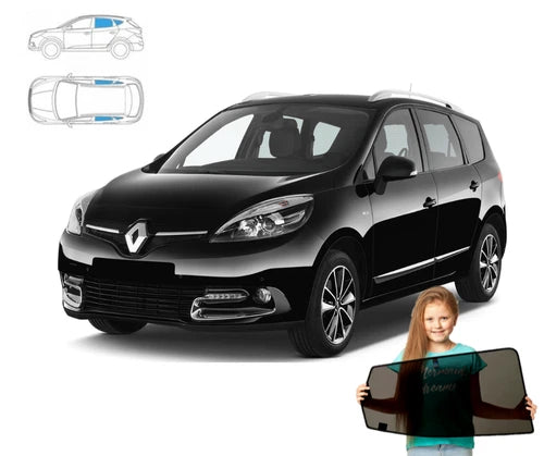 Parasolare pentru Renault Grand Scenic 2 09'-16' panouri spate 4 piese