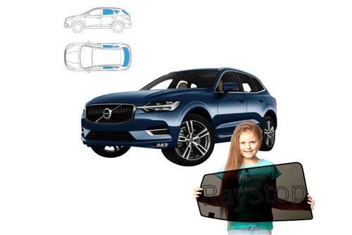 Parasolare pentru Volvo XC60 II, parasolare spate + lunetă