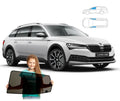 Parasolare pentru geamuri laterale față Skoda Superb III 3 Combi, din 2 piese