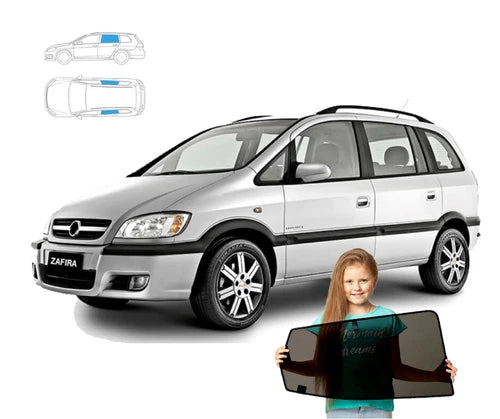 Parasolare pentru Opel Zafira A (1999-2005) - parasolare din 2 piese cu magneți