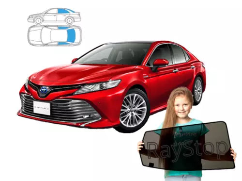 Parasolare pentru Toyota Camry 8 VIII, set de 3 parasolare