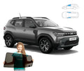 Parasolar pentru Dacia Duster 3 III din 2024 - părți frontale, 2 piese, fixat cu magneți