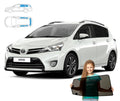 Parasolar pentru Toyota Verso 09-18, set de 5 piese cu magneți